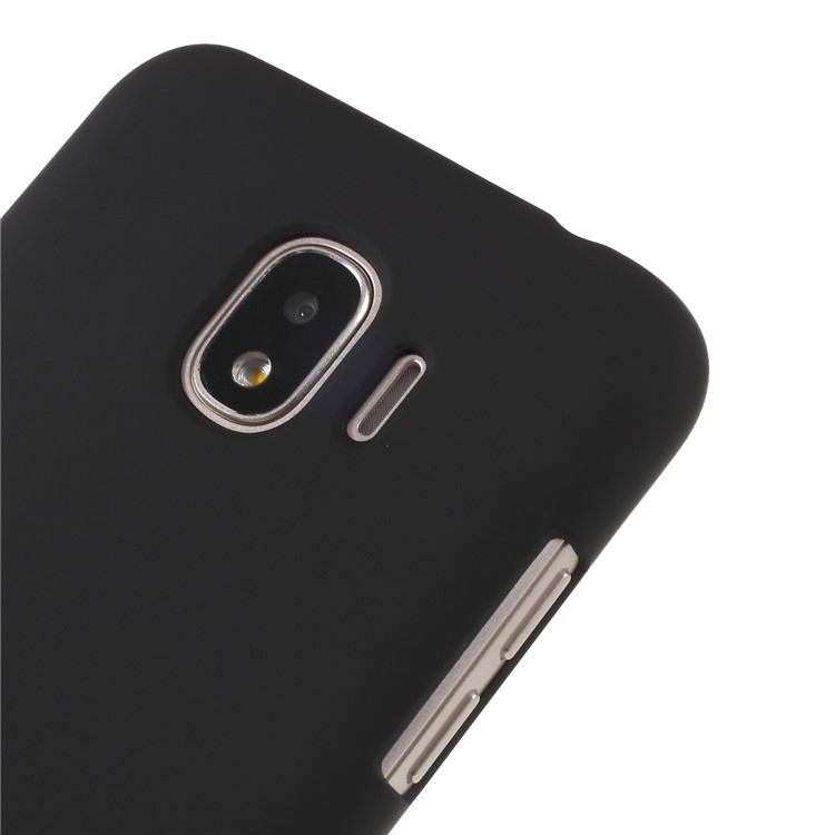 Rubberized Plastic Hard Back Phone Case for Samsung Galaxy J2 Pro 2018 - Black-3