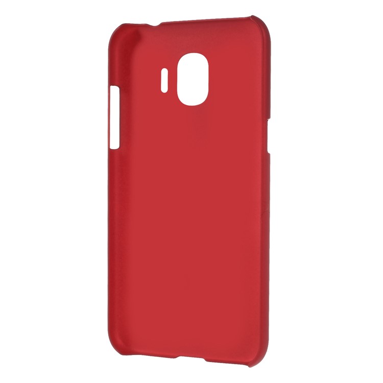 Rubberized Plastic Hard Back Phone Shell for Samsung Galaxy J2 Pro 2018 - Red-4