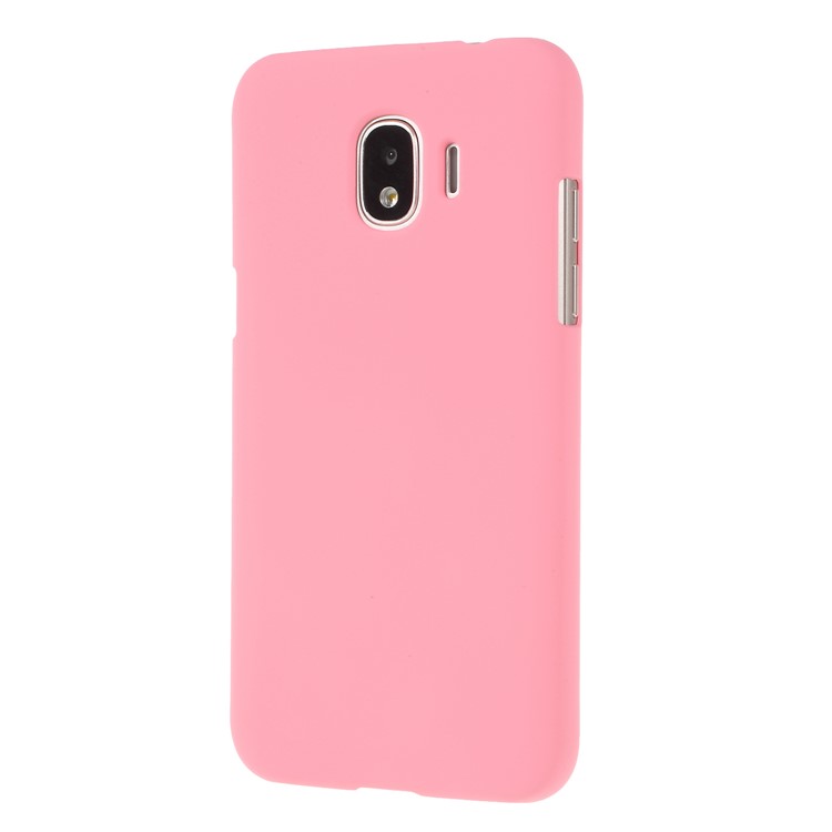 Rubberized Plastic Hard Back Mobile Case for Samsung Galaxy J2 Pro 2018 - Pink-3