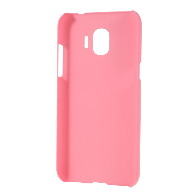 Rubberized Plastic Hard Back Mobile Case for Samsung Galaxy J2 Pro 2018 - Pink-4