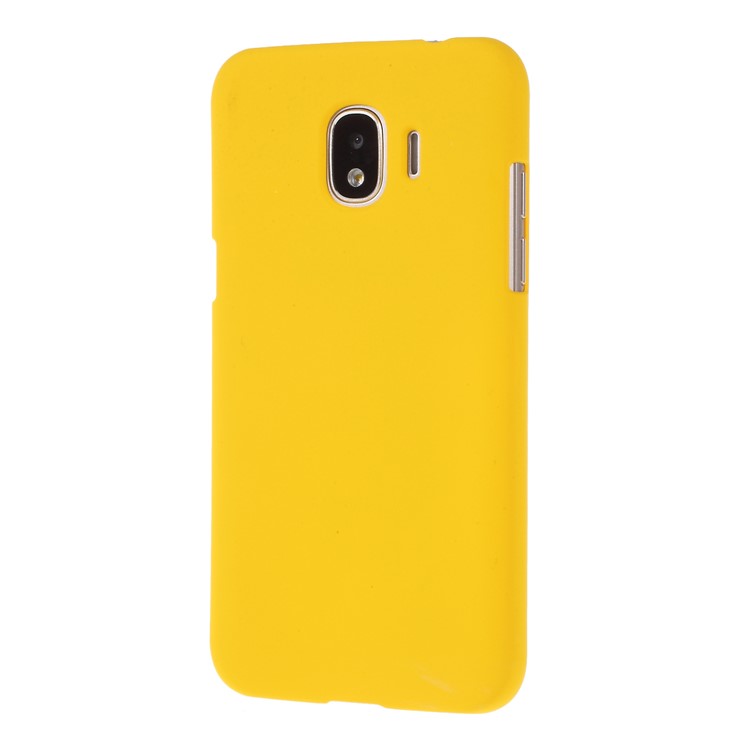 Caja De Cáscara Móvil Del Protector Plástico Cauchotado Para Samsung Galaxy J2 Pro 2018 - Amarillo-3
