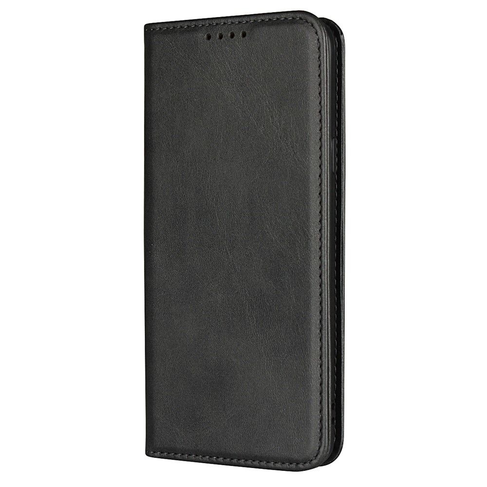 Auto-absorbed Leather Wallet Stand Phone Case for Samsung Galaxy S9+ G965 - Black-2