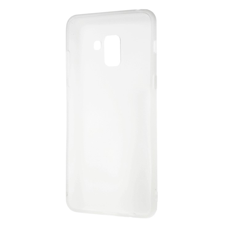 Matte TPU Case for Samsung Galaxy A8+ (2018) - White-4
