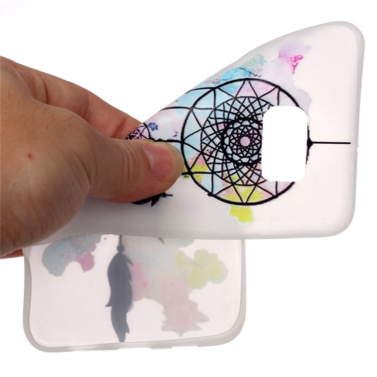 Noctilucent TPU Gel Phone Case for Samsung Galaxy S7 edge - Dream Catcher-5