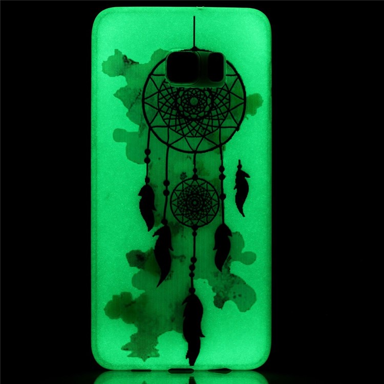 Noctilucent TPU Gel Phone Case for Samsung Galaxy S7 edge - Dream Catcher-6