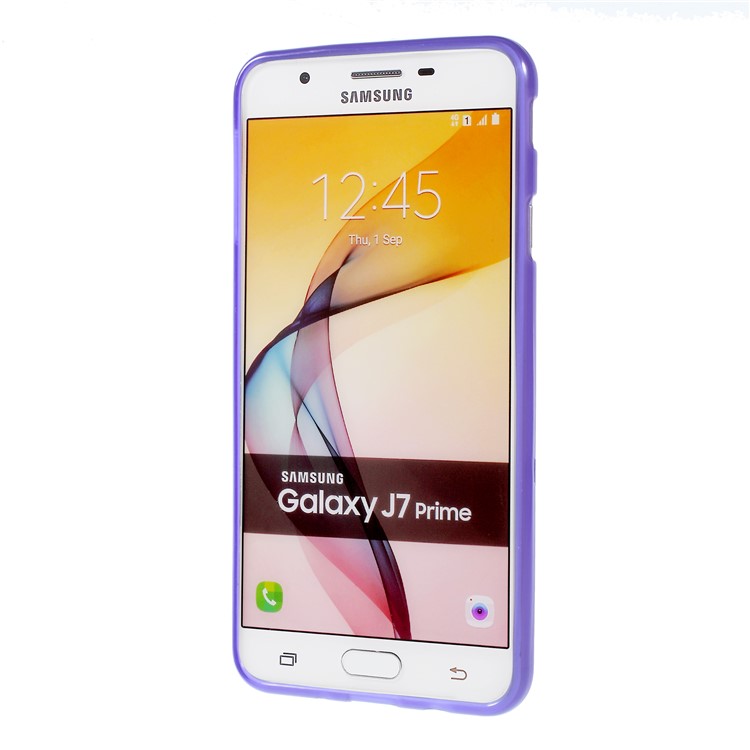 Double-sided Matte TPU Shell Cover Case for Samsung Galaxy J7 Prime (2018) - Purple-3