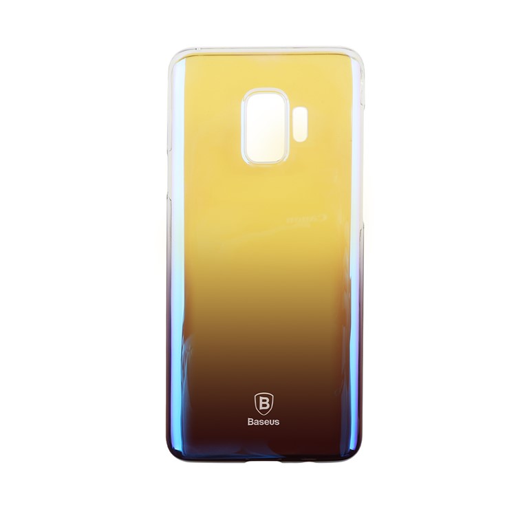 

BASEUS for Samsung Galaxy S9 G960 Glaze Case Gradual Color Changing PC Hard Cover - Black, Galaxy S9