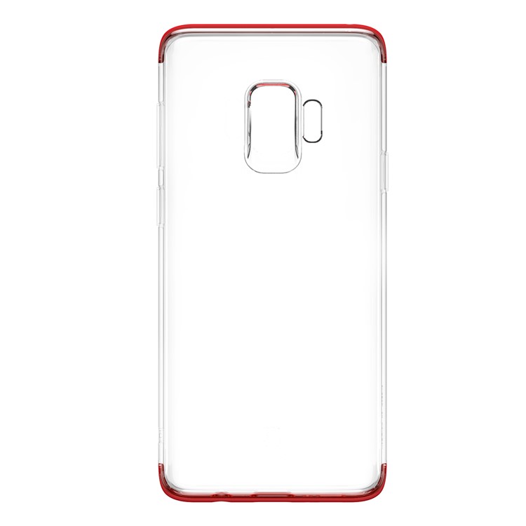 BASEUS for Samsung Galaxy S9 SM-G960 Armor Hybrid Phone Protective Cover (PC+TPU) - Red-10
