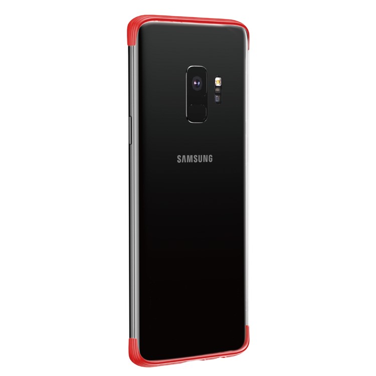 BASEUS for Samsung Galaxy S9 SM-G960 Armor Hybrid Phone Protective Cover (PC+TPU) - Red-13