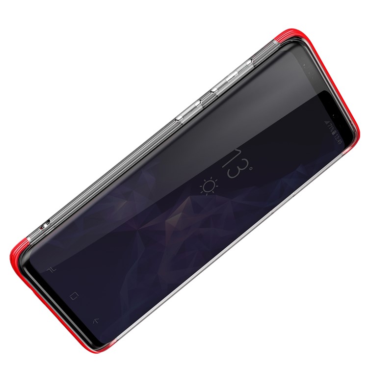 BASEUS for Samsung Galaxy S9 SM-G960 Armor Hybrid Phone Protective Cover (PC+TPU) - Red-15