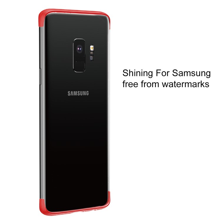 BASEUS for Samsung Galaxy S9 SM-G960 Armor Hybrid Phone Protective Cover (PC+TPU) - Red-6