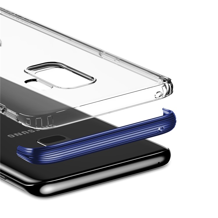 BASEUS Для Галактики Samsung S9 SM-G960 Бронированный Гибридный Телефон Защитный Чехол (pc + Tpu) - Синий-11