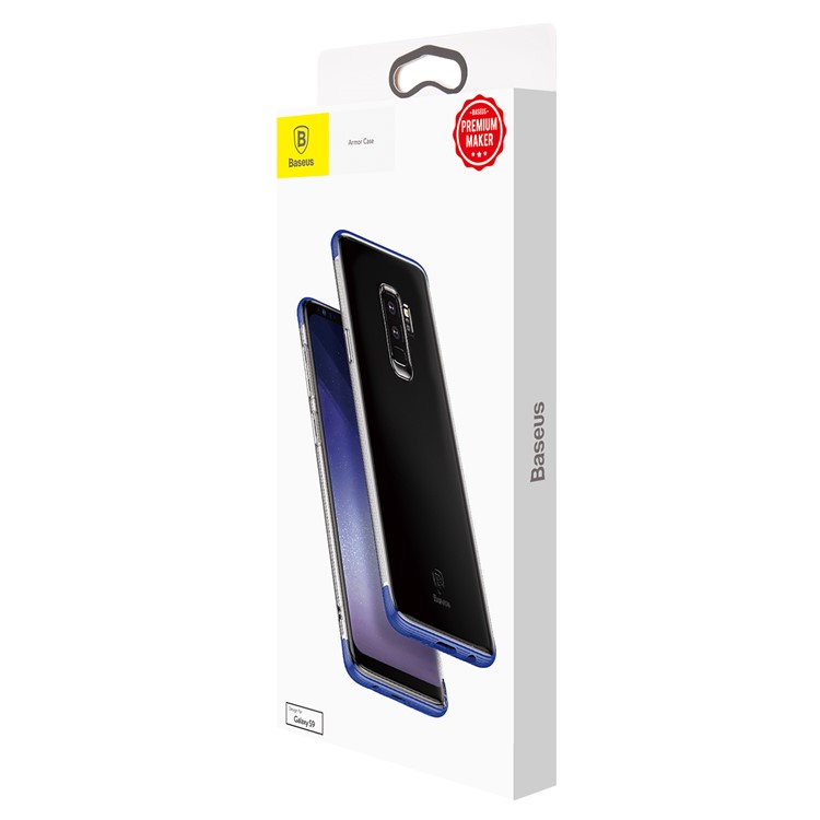 BASEUS Для Галактики Samsung S9 SM-G960 Бронированный Гибридный Телефон Защитный Чехол (pc + Tpu) - Синий-16