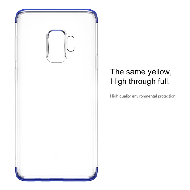 BASEUS Для Галактики Samsung S9 SM-G960 Бронированный Гибридный Телефон Защитный Чехол (pc + Tpu) - Синий-3