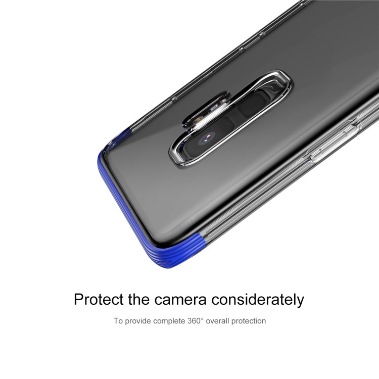 BASEUS Для Галактики Samsung S9 SM-G960 Бронированный Гибридный Телефон Защитный Чехол (pc + Tpu) - Синий-6