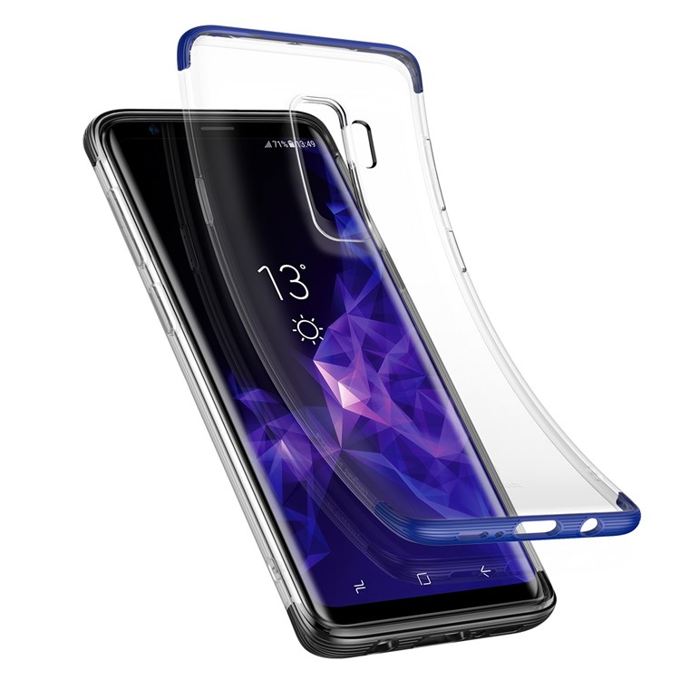 

BASEUS Armor Protection Hybrid Anti-drop Cell Phone Shell (PC+TPU) for Samsung Galaxy S9 Plus SM-G965 - Blue, Galaxy S9+