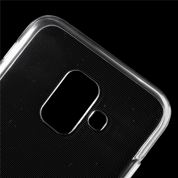 Transparent TPU Back Phone Case with Non-slip Inner for Samsung Galaxy A6 (2018)-4