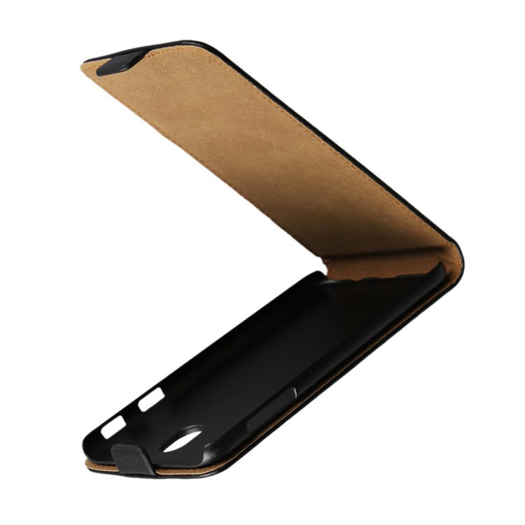 Vertical Flip Genuine Split Leather Case for Samsung Galaxy J7 (2017) EU Version/J7 Pro (2017) - Black-5