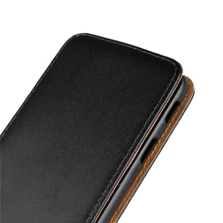 Vertical Flip Genuine Split Leather Case for Samsung Galaxy J7 (2017) EU Version/J7 Pro (2017) - Black-6