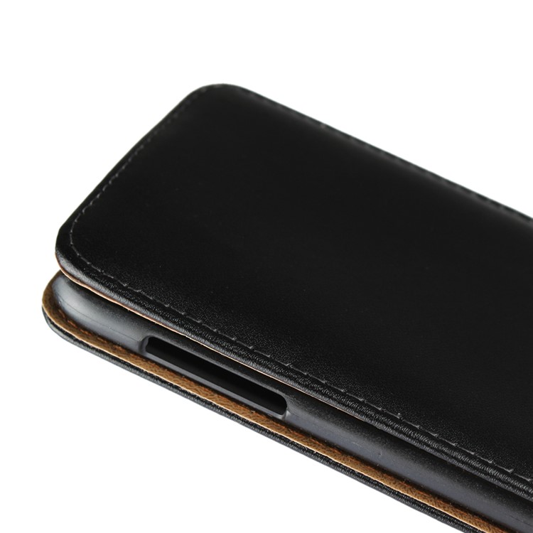 Vertical Flip Genuine Split Leather Case for Samsung Galaxy J7 (2017) EU Version/J7 Pro (2017) - Black-7