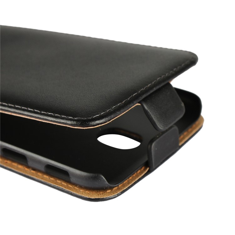 Vertical Flip Genuine Split Leather Case for Samsung Galaxy J7 (2017) EU Version/J7 Pro (2017) - Black-9