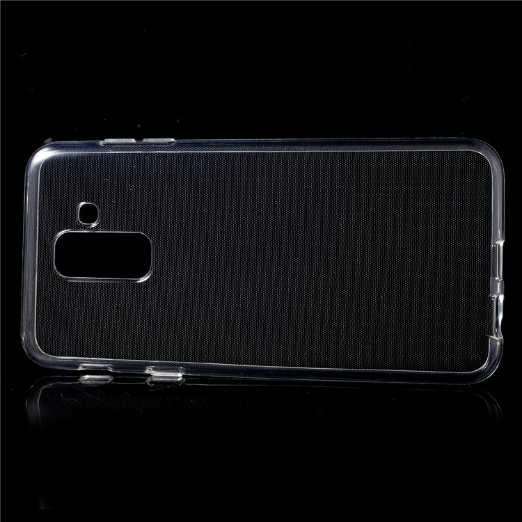 Transparent TPU Back Phone Case with Non-slip Inner for Samsung Galaxy A6 Plus (2018) / A9 Star Lite-2