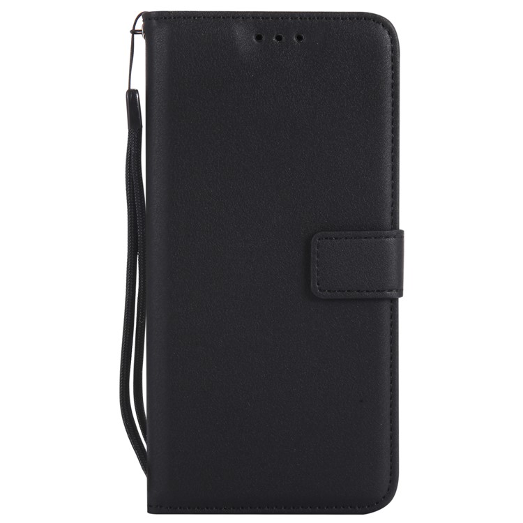 Wallet Leather Stand Case for Samsung Galaxy A8 (2018) - Black-2