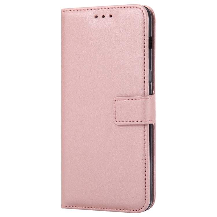Wallet Leather Magnetic Case for Samsung Galaxy A8 (2018) - Rose Gold-5