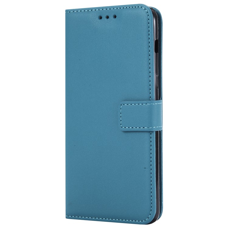 Wallet Leather Cover with Stand for Samsung Galaxy A8 (2018) - Baby Blue-5