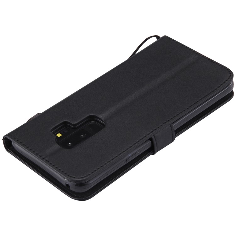 Wallet Leather Cell Phone Case for Samsung Galaxy S9 Plus SM-G965 - Black-8