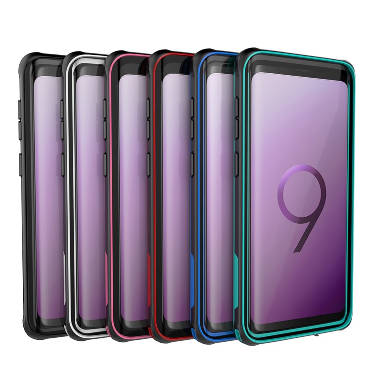 IP68 PC + TPU Underwater Dirt/Dust/Snow Proof Waterproof Combo Case for Samsung Galaxy S9 SM-G960 - Black-21