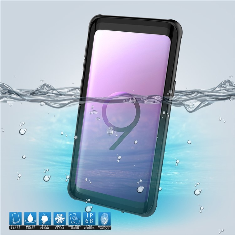 IP68 PC + TPU Underwater Dirt/Dust/Snow Proof Waterproof Combo Case for Samsung Galaxy S9 SM-G960 - Black-3