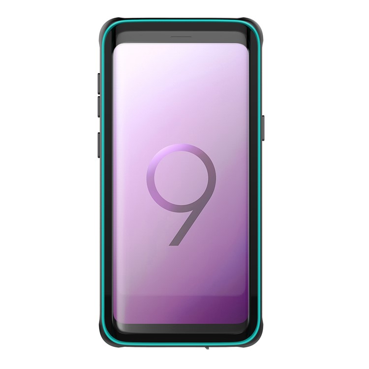 IP68 PC + TPU Underwater Dirt/Dust/Snow Proof Waterproof Hybrid Case for Samsung Galaxy S9 SM-G960 - Cyan-3