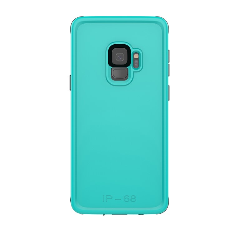 IP68 PC + TPU Underwater Dirt/Dust/Snow Proof Waterproof Hybrid Case for Samsung Galaxy S9 SM-G960 - Cyan-4