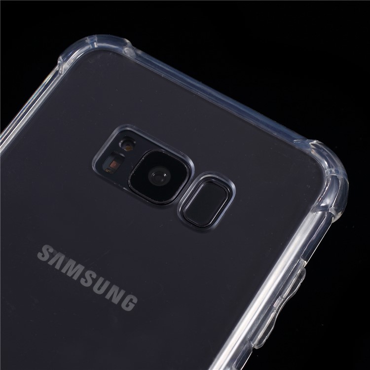 ROAR KOREA Clear Acrylic Back + TPU Edge Hybrid Shockproof Cover for Samsung Galaxy S8 SM-G950-3