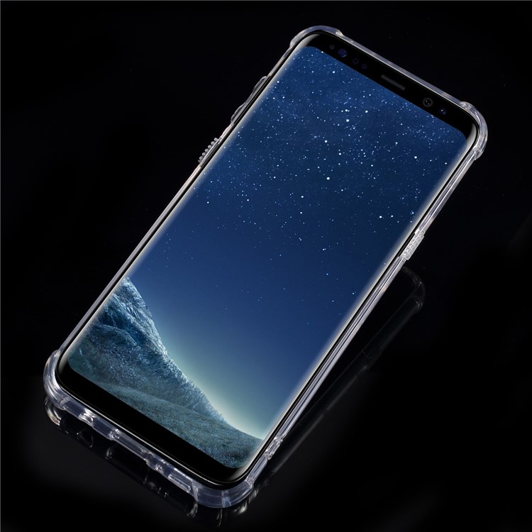 ROAR KOREA Clear Acrylic Back + TPU Edge Hybrid Shockproof Cover for Samsung Galaxy S8 SM-G950-5
