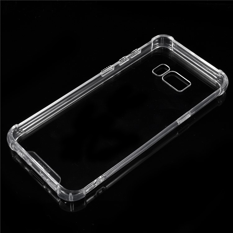 ROAR KOREA Clear Acrylic Back + TPU Edge Hybrid Shockproof Cover for Samsung Galaxy S8 SM-G950-7