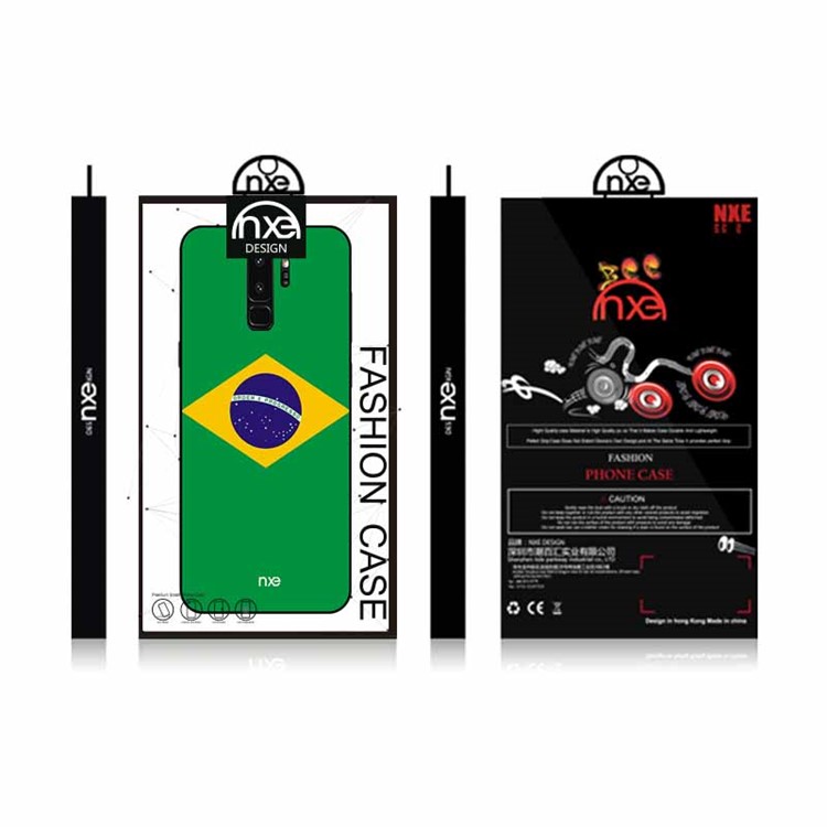 NXE 2018 World Cup Flag Pattern TPU Phone Case for Samsung Galaxy S9+ SM-G965 - Flag of Brazil-6