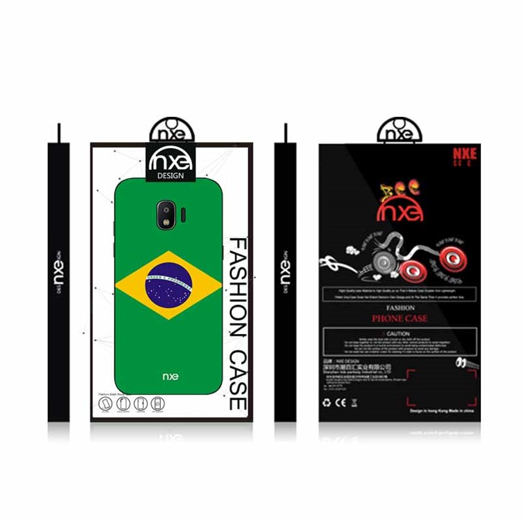 NXE 2018 World Cup Flag Pattern TPU Phone Case for Samsung Galaxy J2 Pro 2018 - Flag of Brazil-6