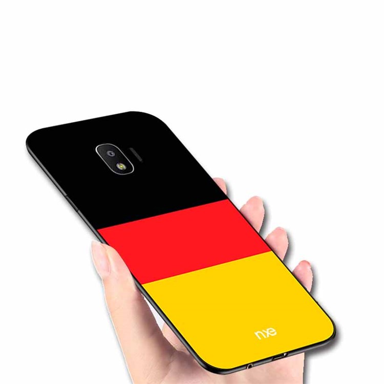 NXE 2018 World Cup Flag Pattern TPU Phone Cover for Samsung Galaxy J2 Pro 2018 - Flag of Germany-4