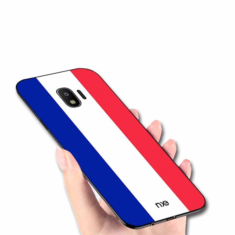 NXE 2018 World Cup Flag Pattern TPU Phone Shell for Samsung Galaxy J2 Pro 2018 - French Flag-4