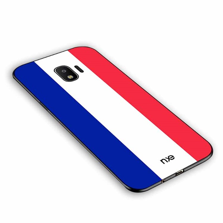 NXE 2018 World Cup Flag Pattern TPU Phone Shell for Samsung Galaxy J2 Pro 2018 - French Flag-5