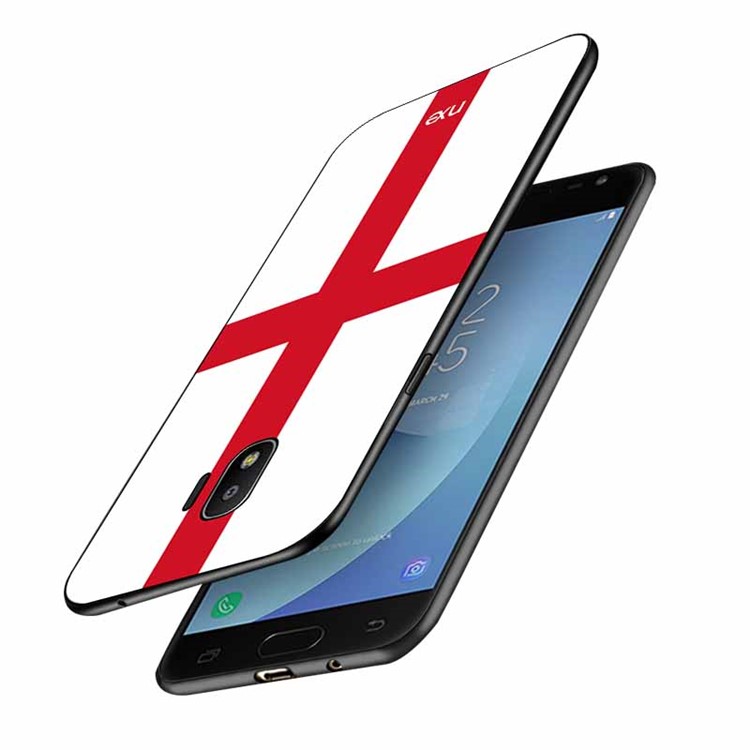 NXE 2018 World Cup Flag Pattern TPU Phone Casing for Samsung Galaxy J2 Pro 2018 - Flag of England-3