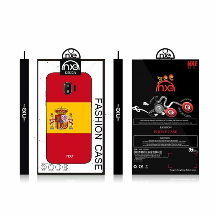 NXE 2018 World Cup Flag Pattern TPU Mobile Phone Case for Samsung Galaxy J2 Pro 2018 - Flag of Spain-6