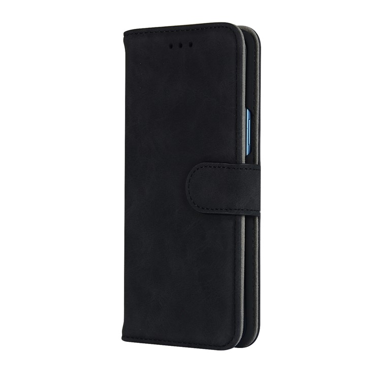 Vintage Style Crazy Horse Texture Leather Stand Wallet Case for Samsung Galaxy S9 G960 - Black-4
