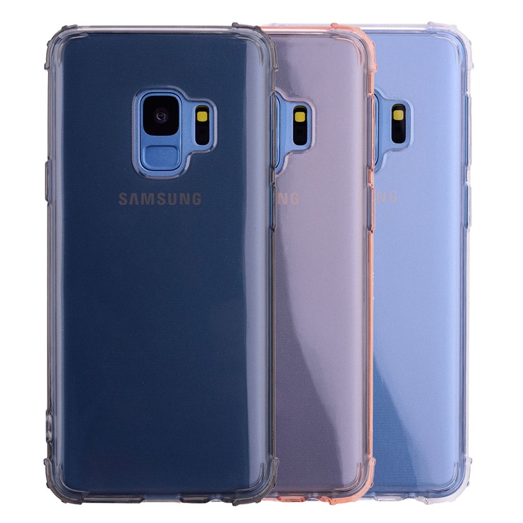 Shock-resistant TPU Protection Cell Phone Case for Samsung Galaxy S9 SM-G960 - Grey-6