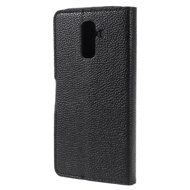 Litchi Texture Wallet Stand Leather Mobile Phone Case for Samsung Galaxy A6 (2018)-2