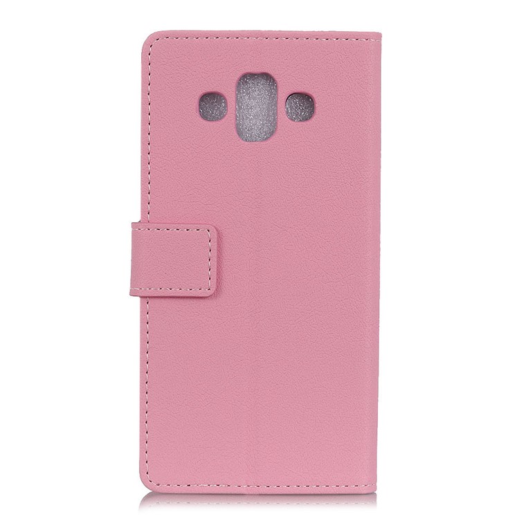 

PU Leather Wallet Stand Phone Casing for Samsung Galaxy J7 Duo - Pink