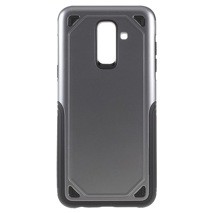 

PC + TPU Hybrid Rugged Armor Phone Cover Case for Samsung Galaxy A6 Plus (2018) / A9 Star Lite - Grey, Galaxy A6+ (2018)