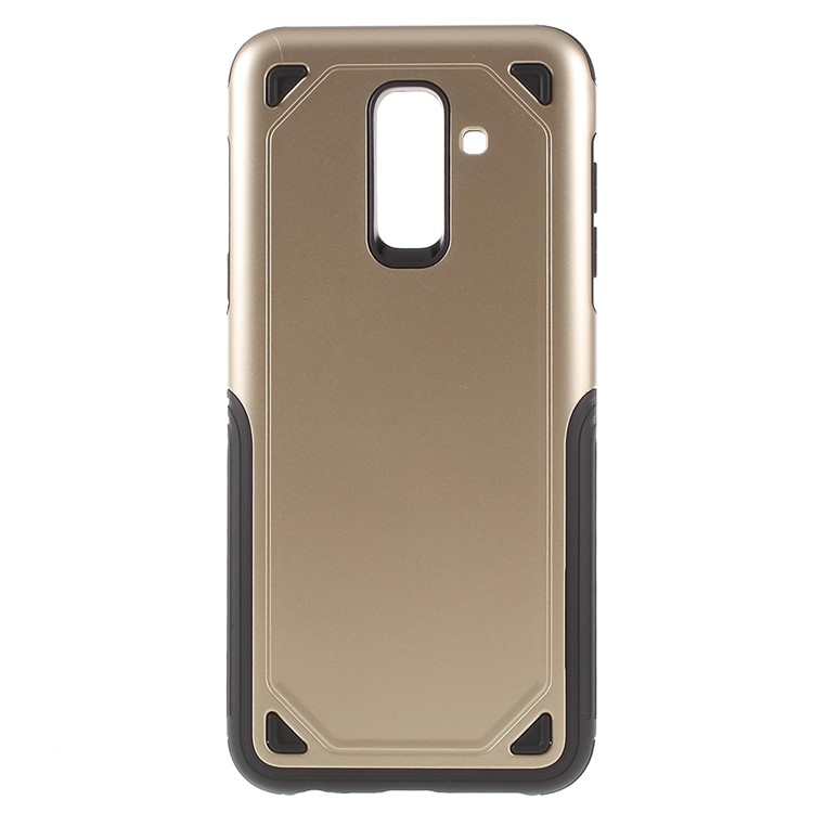 

PC + TPU Гибридный Прочный Корпус Сотового Телефона Брони Для Галактики Samsung A6 Plus (2018) / A9 Star Lite - Золото, Galaxy A6+ (2018)